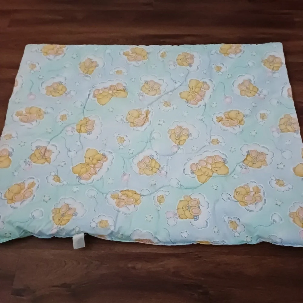Vtg FOREVER FRIENDS Bears The Andrew Brownsword Collection Baby Blanket Quilt